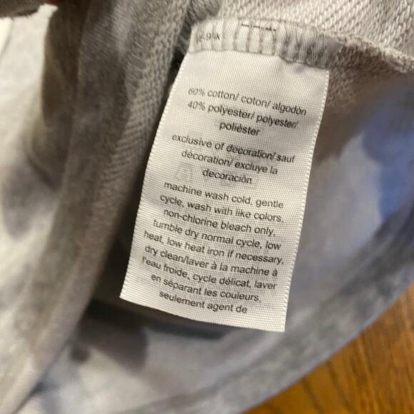 Tommy Hilfiger Tommy Jeans Cropped Hooded Sweatshirt Gray Small - Picture 4 of 5